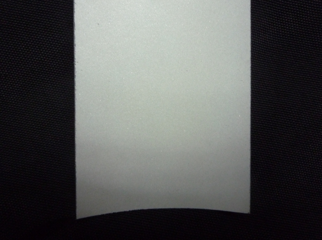 Glass beads coated reflective film---silver color